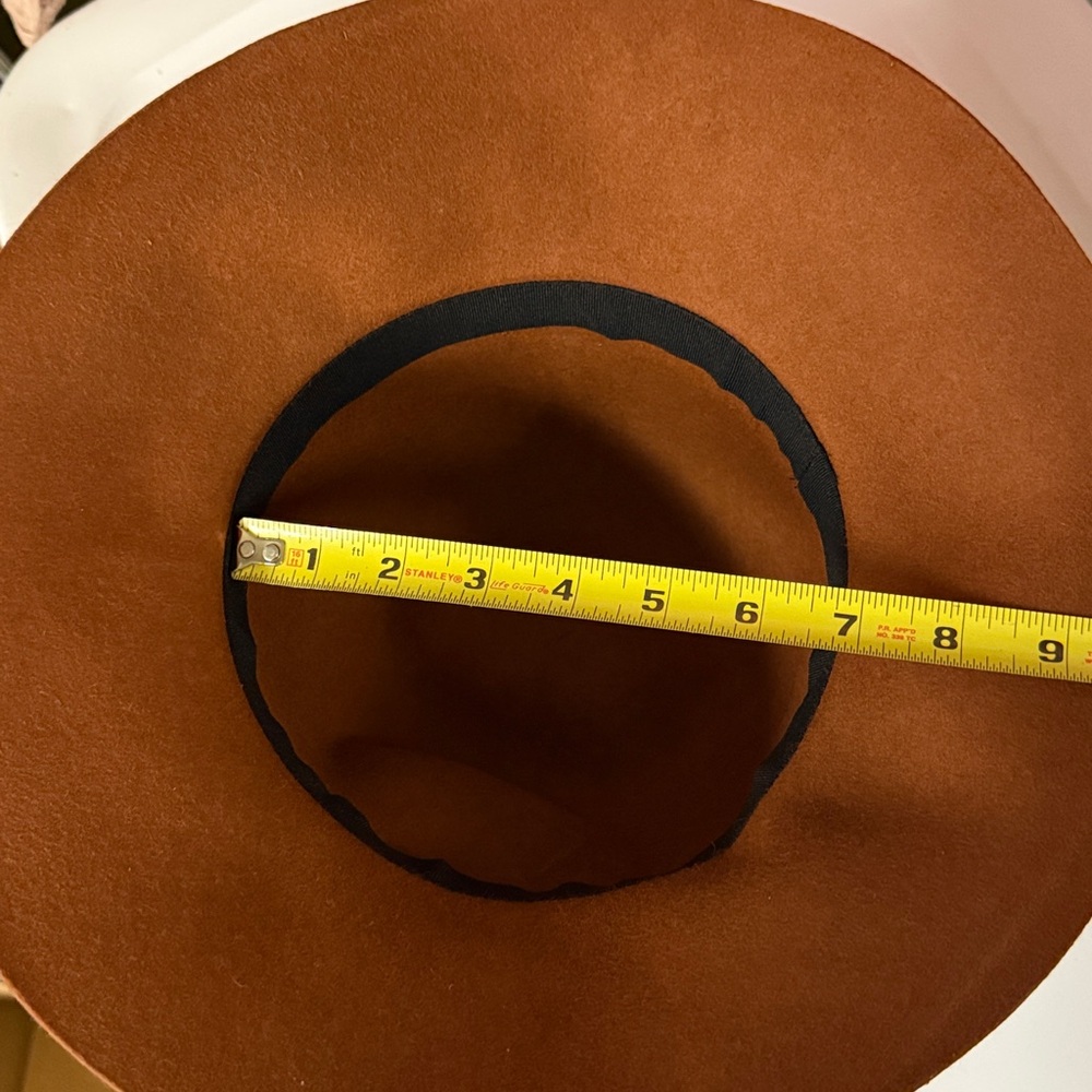 NWOT Chestnut brown colored wool hat - Picture 6 of 6